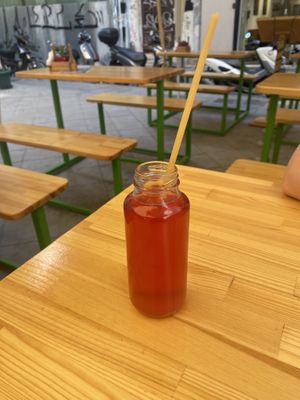 Kombuchaa  at Vegan Beat in Athens