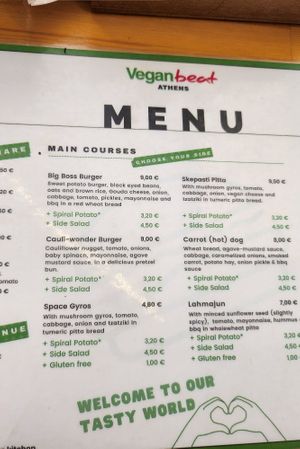  at Vegan Beat in Athens