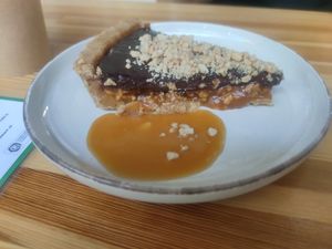 Snickers at Vegan Beat in Athens