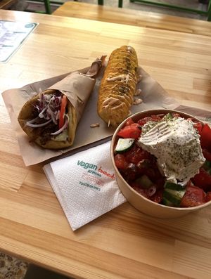 Vegan giros 😋🇬🇷  at Vegan Beat in Athens