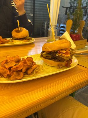 Christmas BurgeLeck  at Vegan Beat in Athens