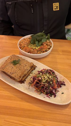 Moussaka & eat like a greek   at Vegan Beat in Athens