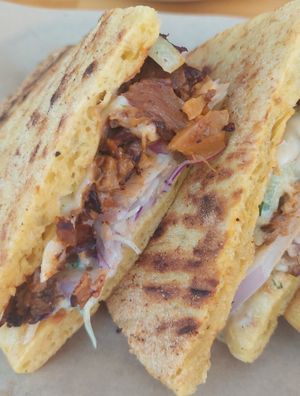 Skepasti Pitta at Vegan Beat in Athens