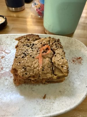 Mousaka  at Vegan Beat in Athens