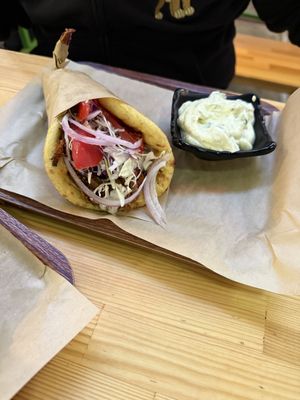 Gyro  at Vegan Beat in Athens