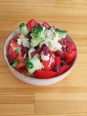 Dakos at Vegan Beat in Athens