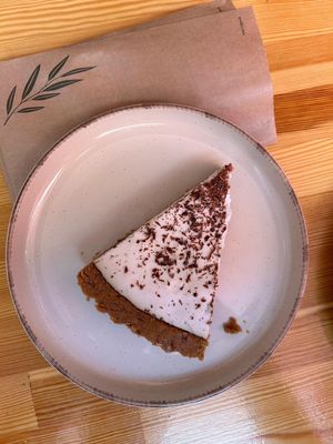 Banoffee Tart at Vegan Beat in Athens