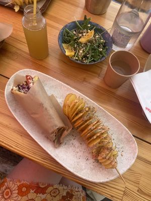 Vegan gyros   at Vegan Beat in Athens