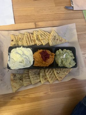 Dips  at Vegan Beat in Athens
