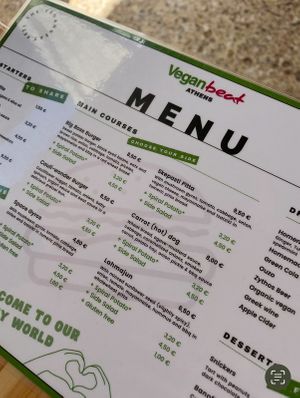   at Vegan Beat in Athens