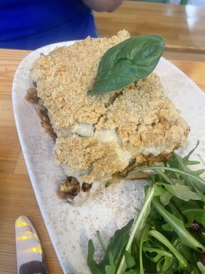 Vegan pastitsio  at Vegan Beat in Athens