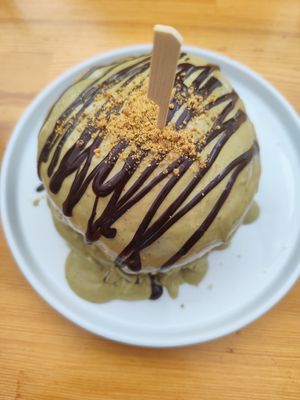 Dessert pistache 🌱 at Rhino Vegan Beat in Athens