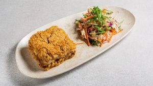 Pastitsio!! at Rhino Vegan Beat in Athens