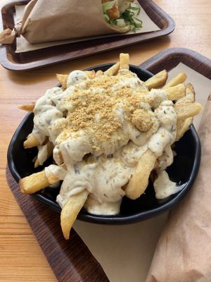 Mayo Truffle Potato Fries  at Rhino Vegan Beat in Athens