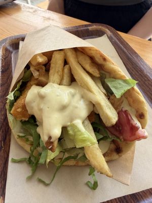 Chick ‘n’ Fitty so  at Rhino Vegan Beat in Athens