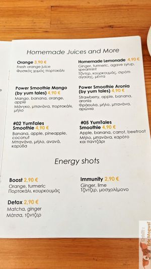 Drinks at Rhino Vegan Beat in Athens