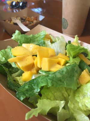 Mango and Aloe Vera salad  at Vegan Beat in Athens