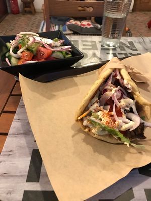 Great Greek vegan food and young friendly staff. Recommended! at Vegan Beat in Athens