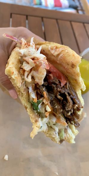 A better view of that delicious inside at Vegan Beat in Athens