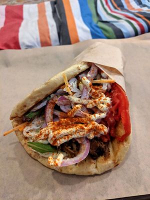 gyro at Vegan Beat in Athens