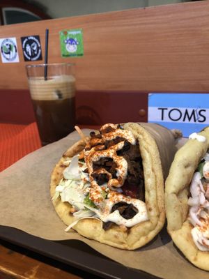 The Mushroom Gyros is a MUST!!! 😋😍 at Vegan Beat in Athens