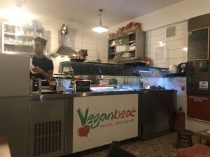 Interior. at Vegan Beat in Athens