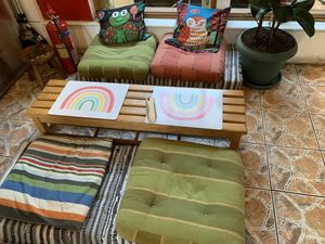 Inside decor at Vegan Beat in Athens