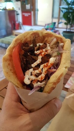 Gyro de VeganBeat... una Delicia. at Vegan Beat in Athens