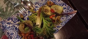 Grilled veg with tomato jam at El Escondite de Conil - Maybe closed in Conil De La Frontera