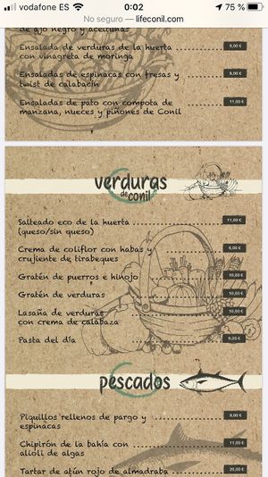 Verduras  at El Escondite de Conil - Maybe closed in Conil De La Frontera