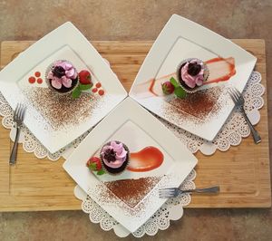 Gluten free mini cupcakes with a raspberry burst  at Vegan Delights by Lisa-Ann in Whitby