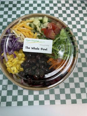 The Wholesome Bowl (aka The Whole Bowl)   at Vegan Delights by Lisa-Ann in Whitby