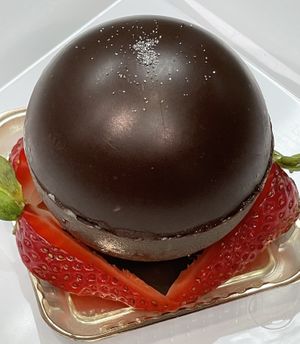 Chocolate globes   at Vegan Delights by Lisa-Ann in Whitby