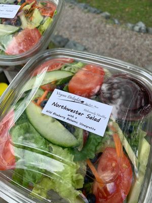 Salads at Vegan Delights by Lisa-Ann in Whitby