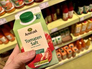 juices at Alnatura in Leipzig