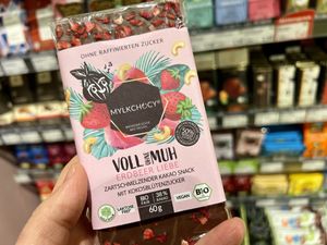 vegan chocolate at Alnatura in Leipzig