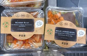 vegan buddah bowm at Alnatura in Leipzig