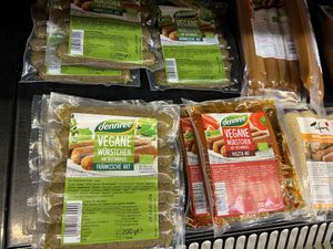 sausages (vegan)  at Vitalia Reformhaus in Leipzig