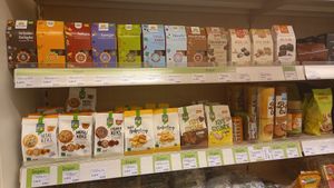 vegan biscuits and more at Vitalia Reformhaus in Leipzig