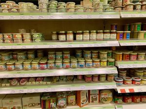 spreads at Vitalia Reformhaus in Leipzig