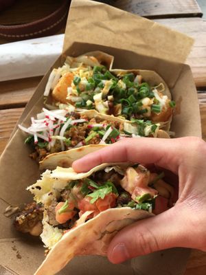 Many vegan options! at Osprey Tacos in St Augustine