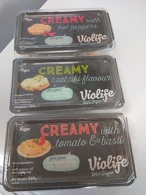 Violife vegan cream cheese. at Avena in Ljutomer