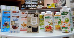 Vegan cooking creams. at Avena in Ljutomer