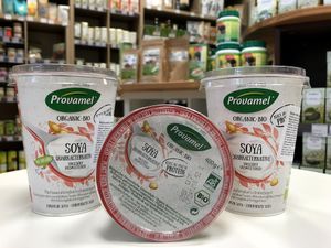 Vegan yoghurts at Avena in Ljutomer