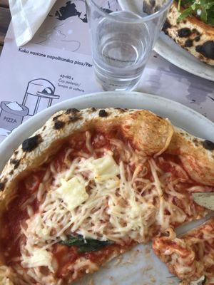 vegan cheese margherita  at Pizzeria Verace - Streliska in Ljubljana