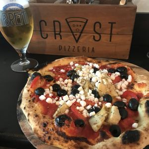 Vegan cheese  at Crust  in Abersoch