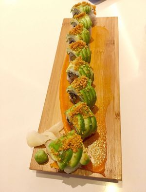 Root veggie roll at Departure in Denver
