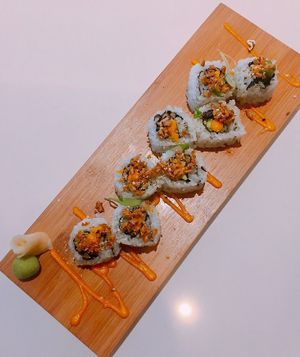 Asparagus Roll at Departure in Denver