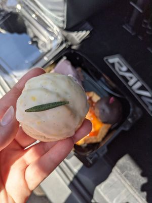 Shortbread cookie at Dark Hall Coffee in Phoenix