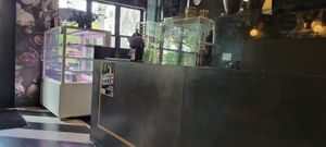 Interior amd counter at Dark Hall Coffee in Phoenix